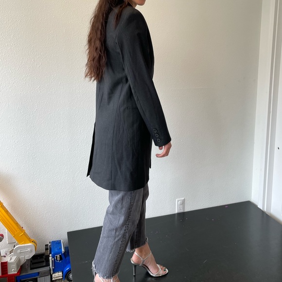 ZARA Wool-blend Frock Longline Blazer - Picture 8 of 16